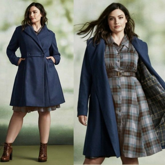 Torrid Outlander Claire Double Breasted Swing Coat - Picture 6 of 6